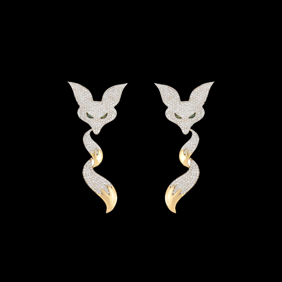 fox earrings, best jewelry store in jordan