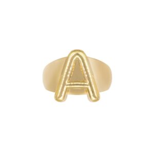 ring with the letter A